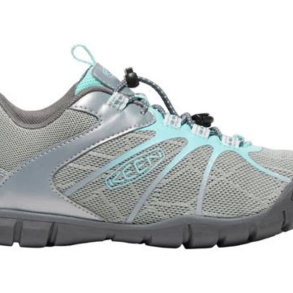 Keen little girls size 10 Gray and Blue Sneakers Sturdy Outdoor Design - Picture 7 of 7